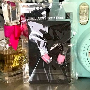 Pink boba earrings 🌸